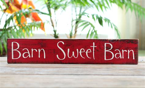 Barn Sweet Barn Reclaimed Wood Sign By Our Backyard Studio Of Mill