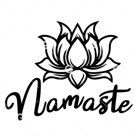 Unalome Sacred Geometry Symbol Namaste Svg Unalome Svg Lotus Flower Svg