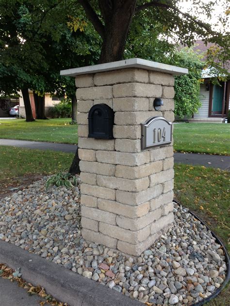 List Of Brick Mailbox Designs Diy Ideas