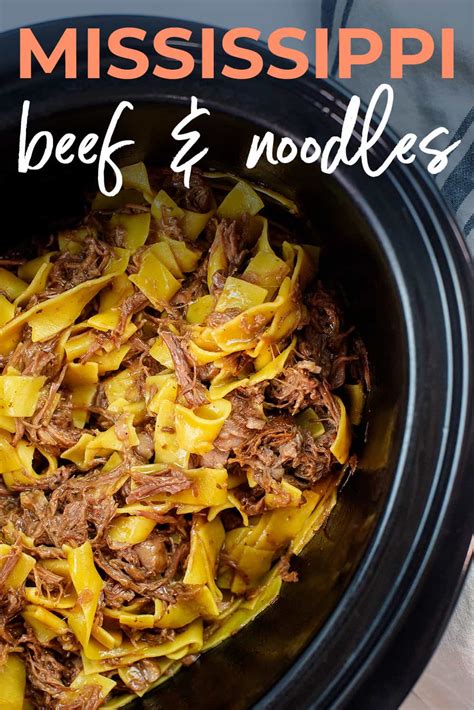 Crockpot Mississippi Beef And Noodles Buns In My Oven