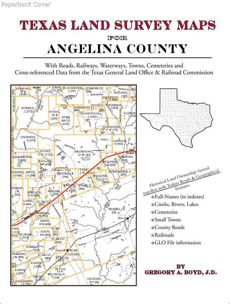 Texas Land Survey Maps For Angelina County Arphax Publishing Co