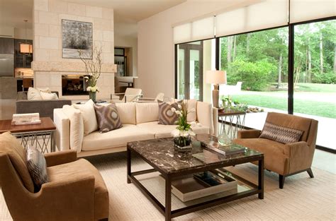 Cozy And Comfortable American Living Room Interior 8001 House