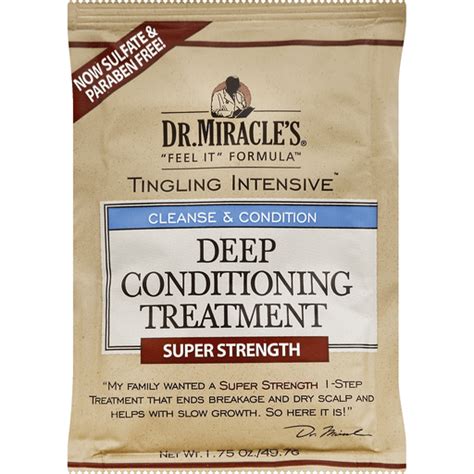Dr Miracles Feel It Formula Deep Conditioning Treatment Cleanse