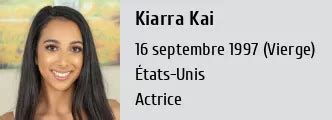 Kiarra Kai Taille Poids Mensurations Age Biographie Wiki