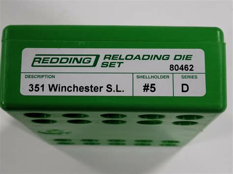 Redding Reloading Die Set 351 Wsl Winchester Sizer Seater Expander
