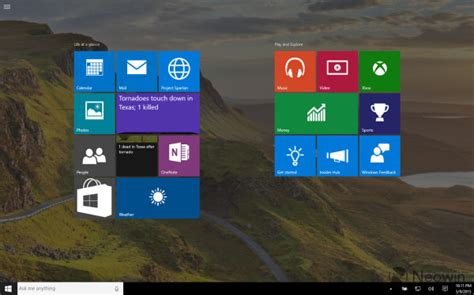 Windows 10 Build 10114 Features An Improved Start Menu