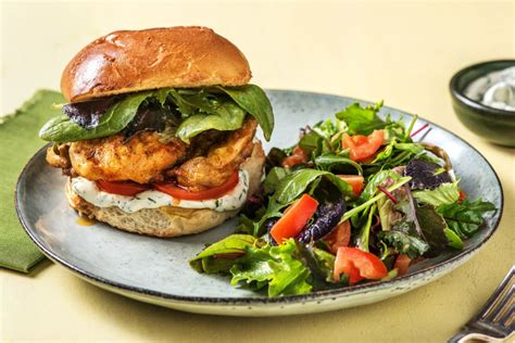 Cajun Spiced Chicken Burger Recipe Hellofresh