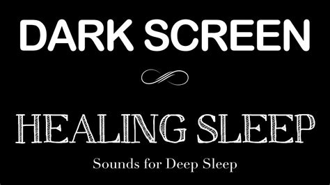 Healing Sleep Drift Into A Calm And Healing Sleep With Black Screen