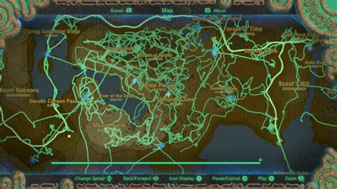 Breath Of The Wild Map Poster Maps Location Catalog Online
