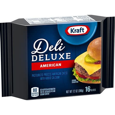 Kraft Deli Deluxe American Cheese Slices Pack Oz Shipt