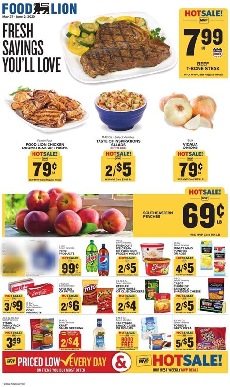 Food Lion Weekly Ad Circular Valid 0527 06022020 Food Bulk Food