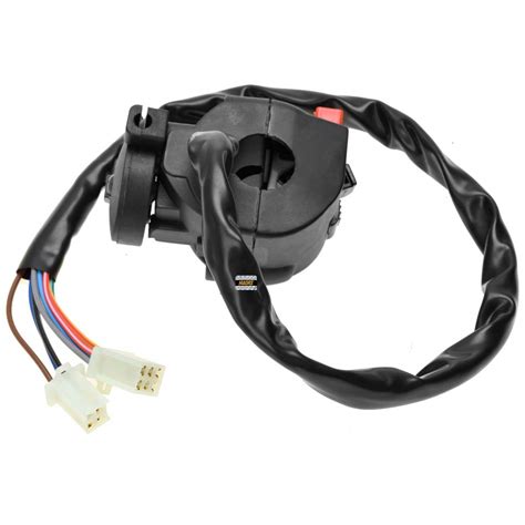 hiaors chinese atv left 9 wire 5 function switch assembly kill start light choke switch for 50cc