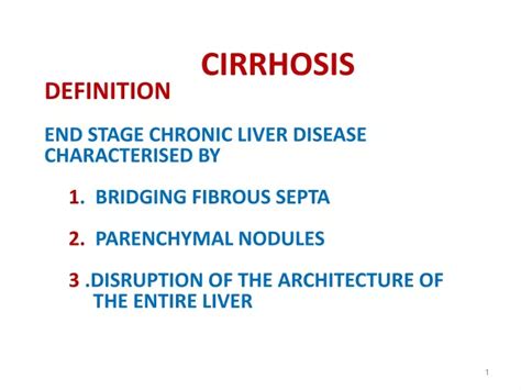 Ppt Cirrhosis Powerpoint Presentation Free Download Id9439609