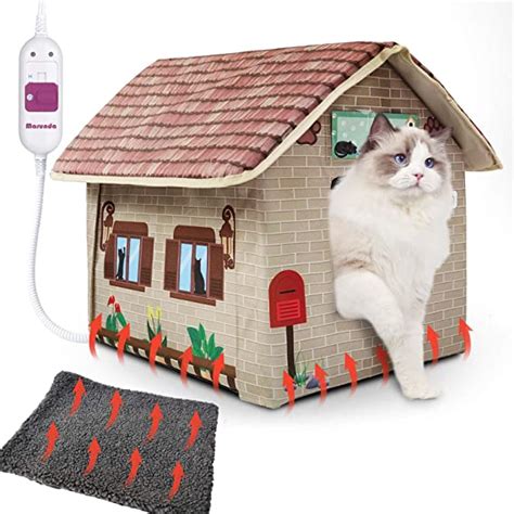 Marunda Heated Cat Houses For Indoor Or Outdoor Cats In