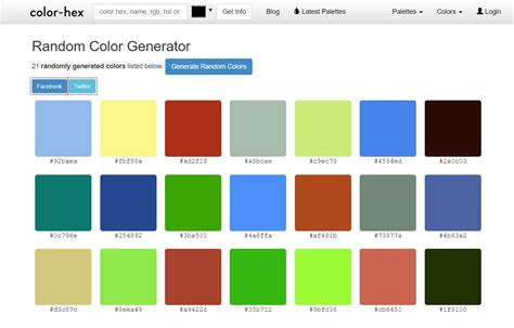 Best Random Color Palette Generators Available For Free