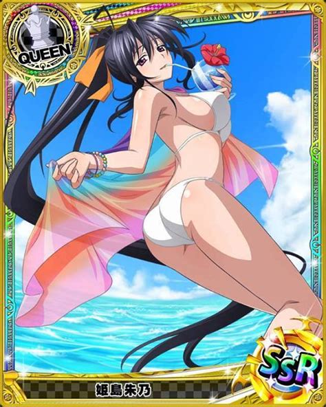 rule 34 1girls akeno himejima animius ass big breasts bikini black hair bracelet breasts day