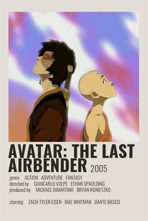 Avatar The Last Airbender Poster By Cindy Film Posters Minimalist