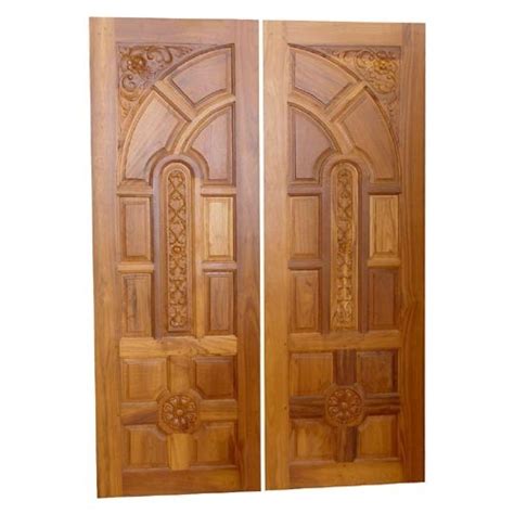 Teak Wood Double Doors At Rs 9000 Piece Wooden Door लकड़ी का दरवाजा