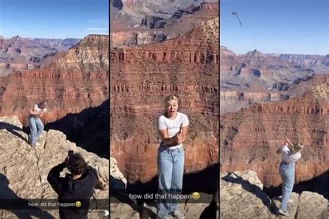 Watch Tiktok Influencer Launches Golf Club Into Grand Canyon
