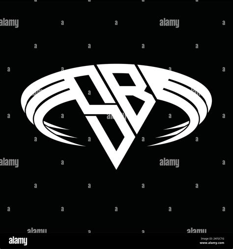 Sb Logo Letter Monogram With Triangle Slice Shape Design Template Stock