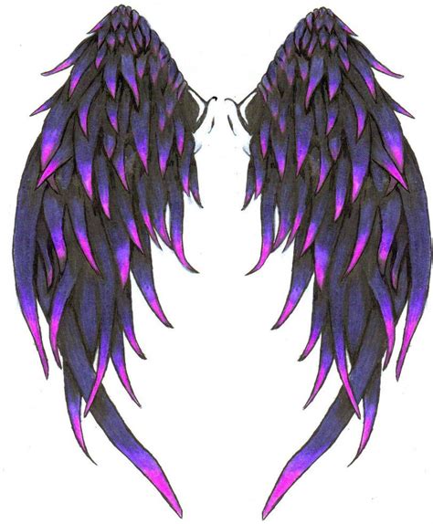 Coloured Wings For Steph By Greenwtch87 On Deviantart Tattoo Guardian