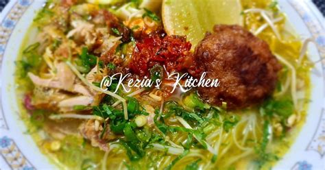 Soto Ayam Kuah Bening Indonesian Clear Chicken Noodle Soup Recipe By