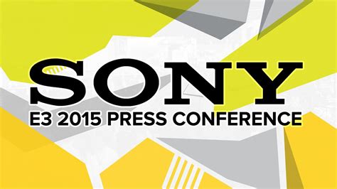Sony Press Conference E3 2015 Youtube