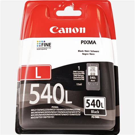 Canon Pg 540l High Yield Black Ink Cartridge — Canon Sweden Store