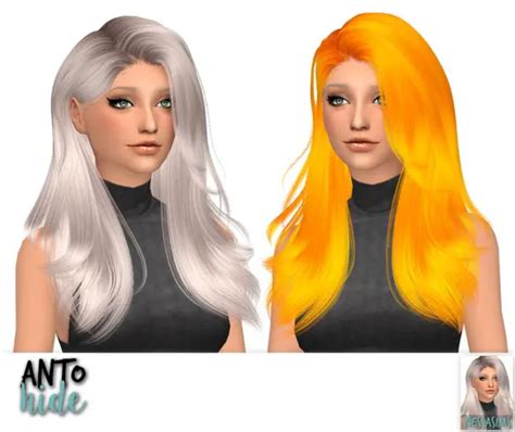 Sims 4 Hairs Nessa Sims Anto`s Glareheartbeathidemollienana And