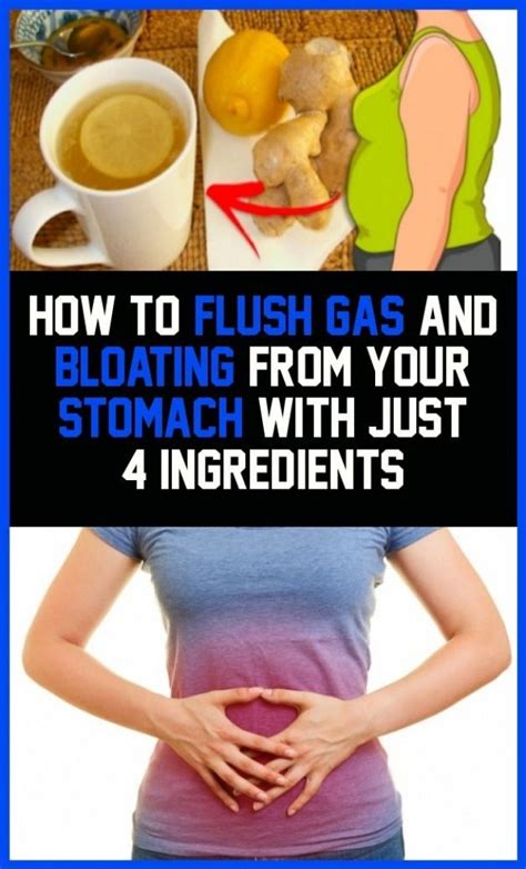 How To Flush Gas From Your Stomach With Only Four Ingredients Getting