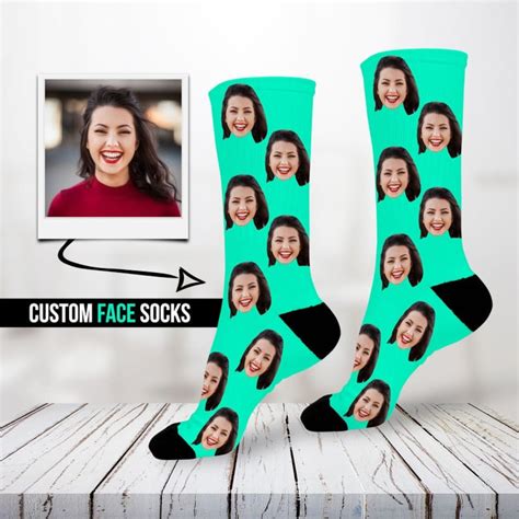 Custom Face Socks Personalized Photo Socks Wedding Socks Etsy