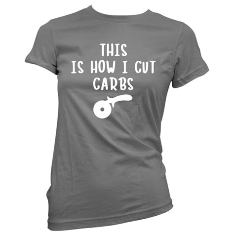 Funny Womens Workout Shirts Cut Carbs Guerrilla Tees