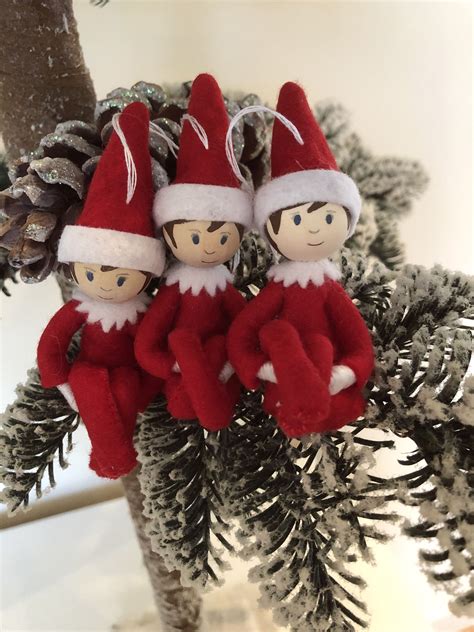 Christmas Elf Ornament Santas Little Helper Etsy Elf Ornaments
