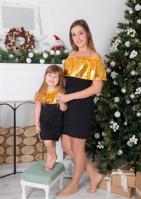 Alkalmi anya lánya ruha szett elegáns karácsonyi ünnepi Ú