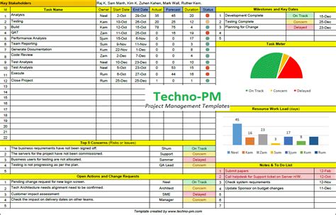 Action Tracker Excel Task Tracker Template