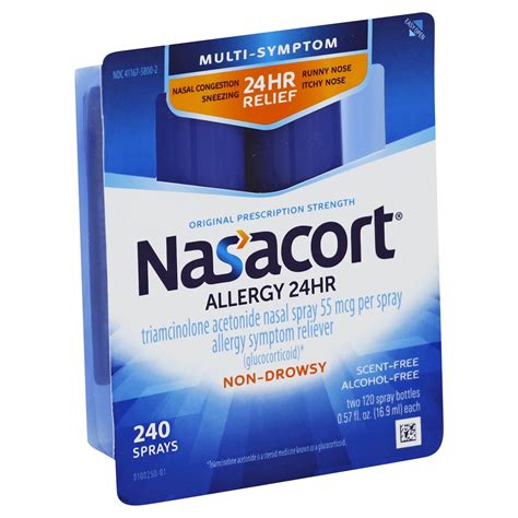 Nasacort Allergy 24 Hour Non Drowsy Multi Symptom Relief Nasal Spray 0