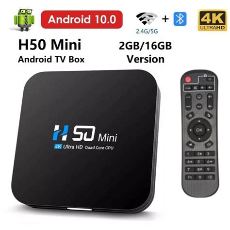 Tokuniku H50 Mini Android 10 Smart Tv Box 4k Uhd Ram 2gb Rom 16gb
