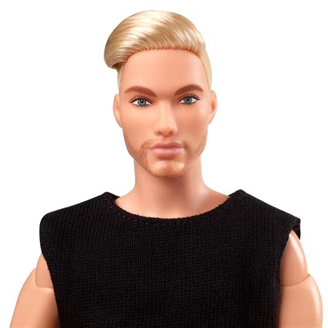 Barbie Looks Ken Doll Blonde With Facial Hair Mattel Creations
