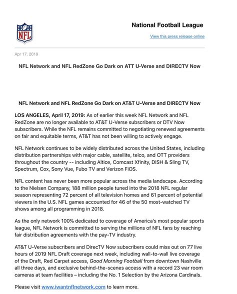 Our comprehensive streaming guide will show you all the best options to watch the games online so you can make the right choice. Att uverse nfl network channel | NFL Network: Watch Live ...