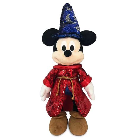 Sorcerer Mickey Mouse Sequined Plush Fantasia 80th Anniversary Mickey