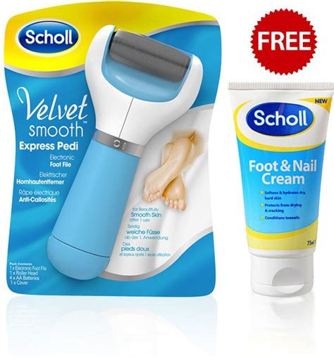 Scholl Velvet Smooth Express Pedi Electronic Foot File Price In India
