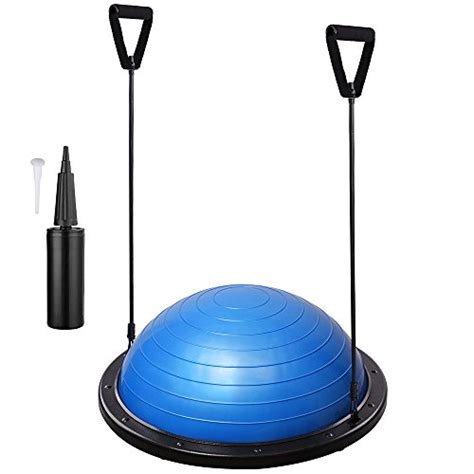 Aw 228″58cm Yoga Balance Ball W 2 Elastic Strings Fitness Strength