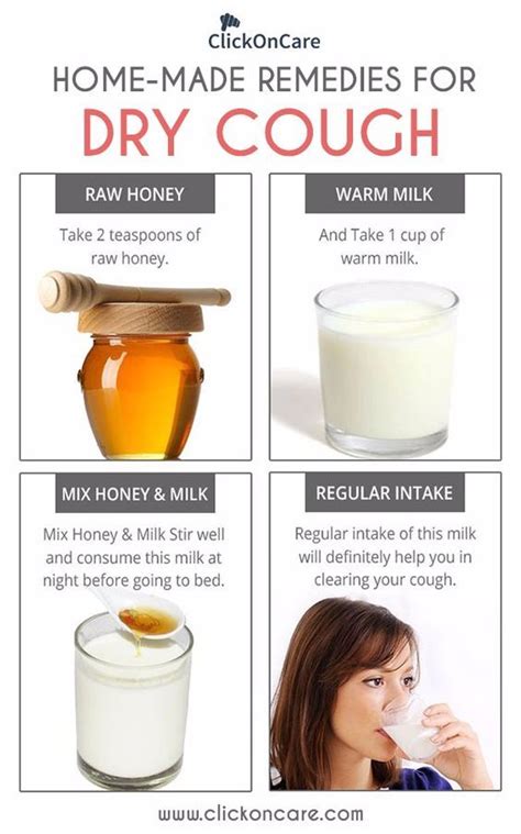 Home Made Remedies For Dry Cough 1 Raw Honey 2 Warm Milk 3 Mix Honey
