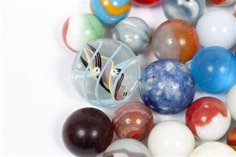 Lot Collection Of Shooter Marbles