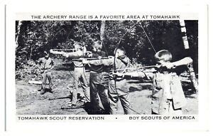 Archery Bsa Boy Scouts Of America Tomahawk Scout Reservation Wi Postcard M Ebay
