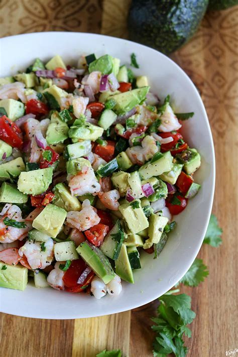 Place the shrimp in a large mixing bowl. Avocado Shrimp Ceviche | Karyl's Kulinary Krusade