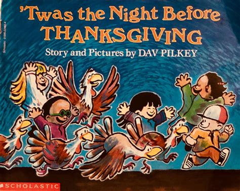 Twas The Night Before Thanksgiving By Dav Pilkey Paperback Third Ed