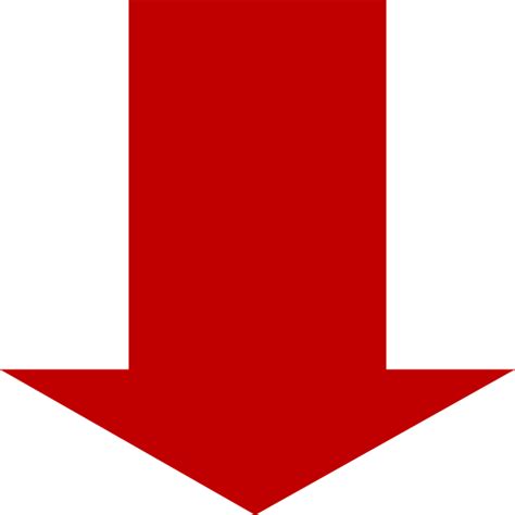 Red Down Arrow Clip Art At Vector Clip Art Online Royalty