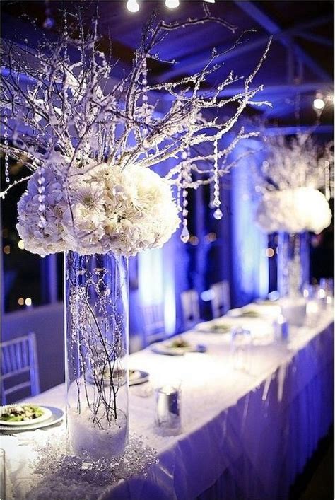 20 Whimsical Winter Wonderland Wedding Centerpieces