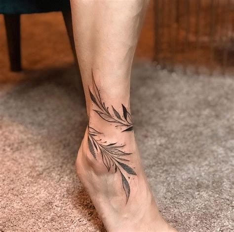 lower leg small tattoos for females
